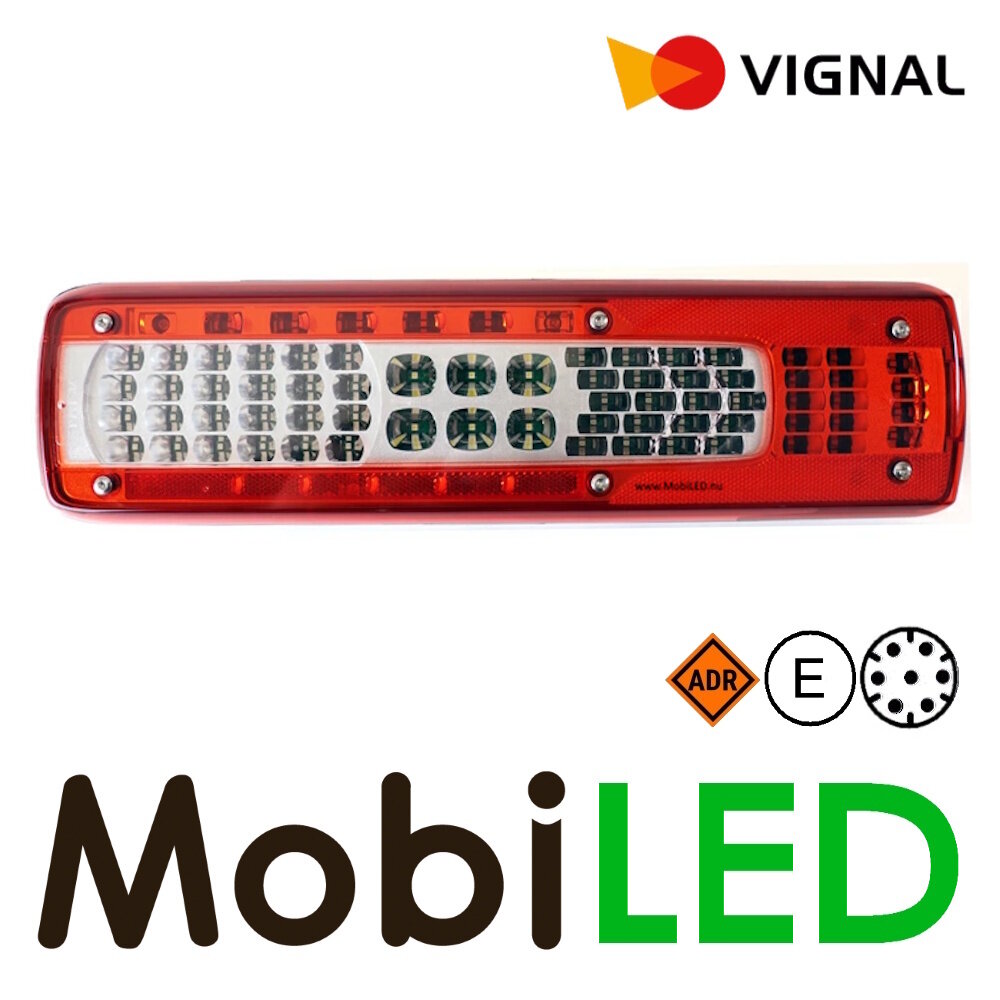 Vignal Vignal Rear light 5 functions and reflector 24V 7-pin bayonet right E-mark
