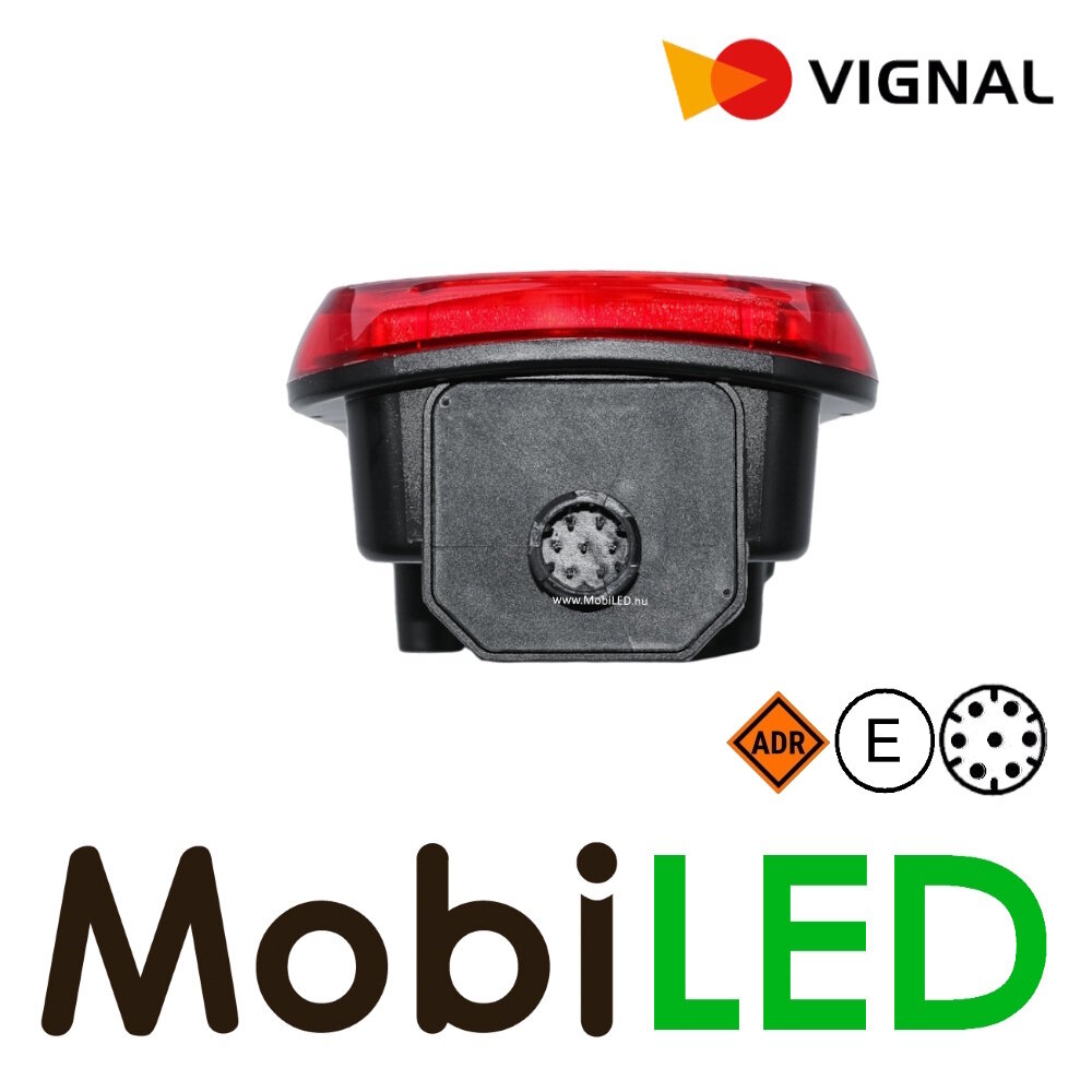 Vignal Vignal Rear light 5 functions license plate light and reflector 24V 7-pin bayonet left E-mark Vignal Vignal Rear light 5 functions license plate light and reflector 24V 7-pin bayonet left E-mark