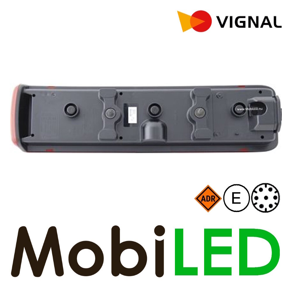 Vignal Vignal Achterlicht 5 functies en reflector 24V 7-pin bajonet links E-keur