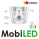 Vignal Vignal Combination headlight for industrial vehicles and forklifts E-mark