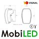 Vignal Vignal Phare combiné pour véhicules industriels et chariots élévateurs E-marque