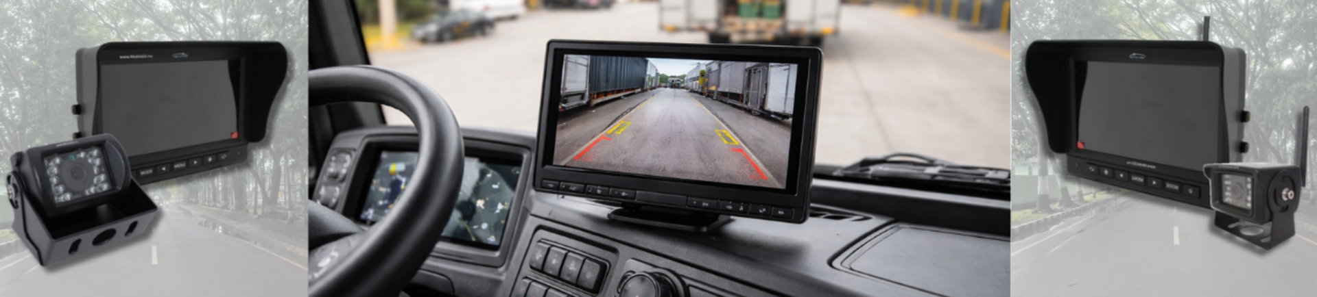 Achteruitrijcamera’s voor transport en agri