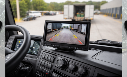 Achteruitrijcamera’s voor transport en agri