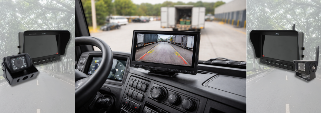 Achteruitrijcamera’s voor transport en agri