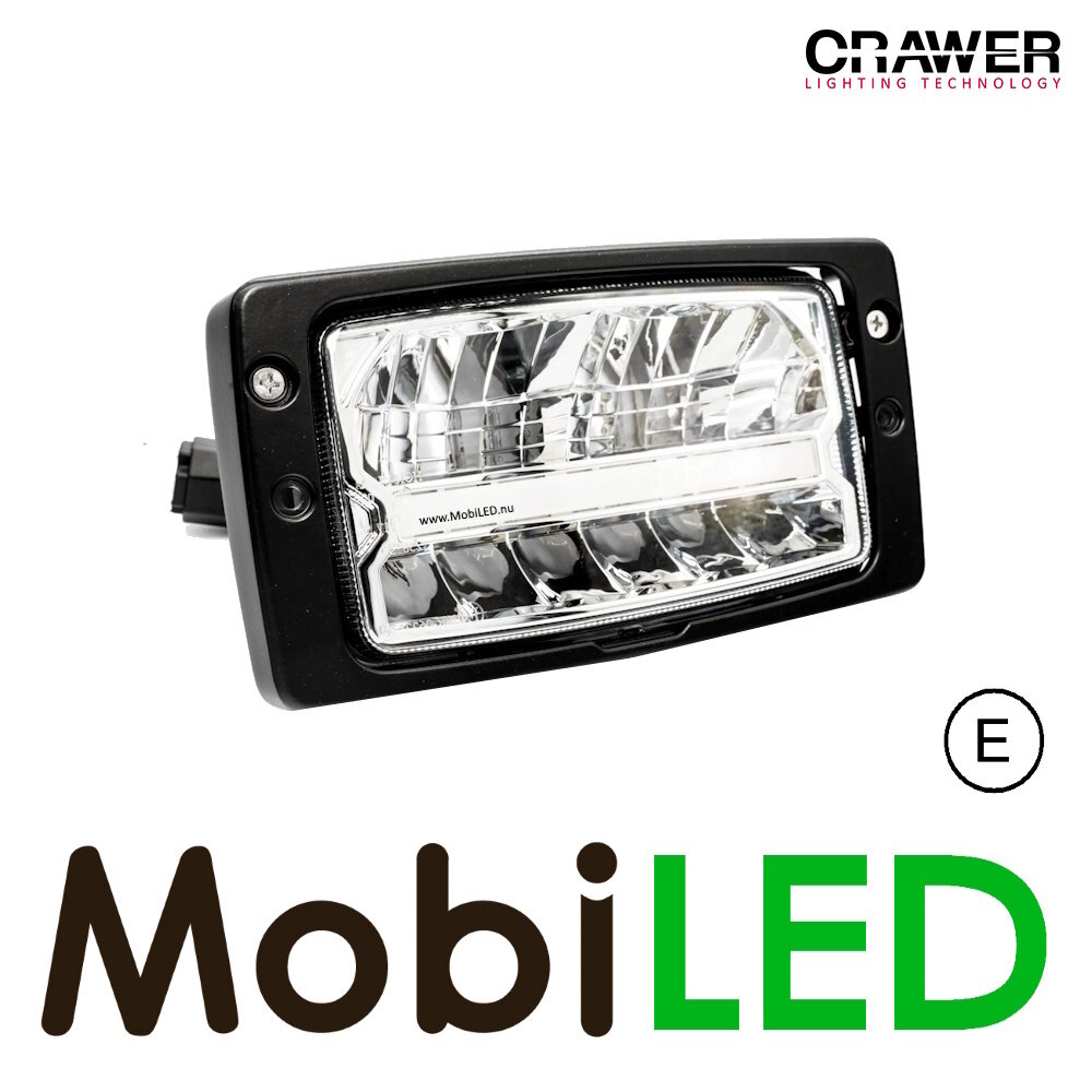 Crawer Crawer Tracteur LED phare encastré H4 E-marque