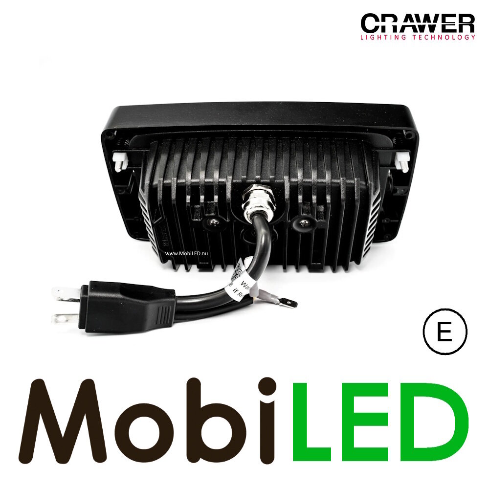 Crawer Crawer Tracteur LED phare encastré H4 E-marque