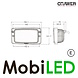 Crawer Crawer Tracteur LED phare encastré H4 E-marque