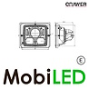 Crawer Crawer Vierkante koplamp zwart E-keur Crawer Crawer Vierkante koplamp zwart E-keur