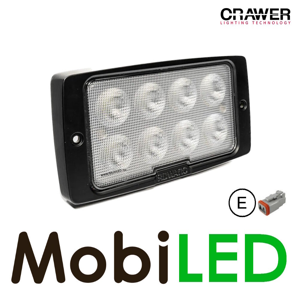 Crawer Crawer Rectangular Recessed Worklight 60W E-mark Crawer Crawer Rectangular Recessed Worklight 60W E-mark