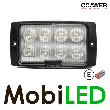 Crawer Crawer Rectangular Recessed Worklight 60W E-mark Crawer Crawer Rectangular Recessed Worklight 60W E-mark