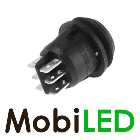 Tuimelschakelaar Aan-Uit-Aan 20A 14V 6 pin