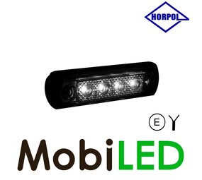 HORPOL Markering slim line 4 leds wit graphite