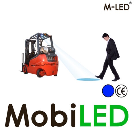 M-LED M-LED Blue spot veiligheidslamp E-keur M-LED M-LED Blue spot veiligheidslamp E-keur