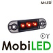 M-LED M-LED Markering slim line dark look amber/rood E-keur 12-24 volt
