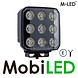 M-LED M-LED Lampe de travail série Black modèle Edge 65W E-marque cable