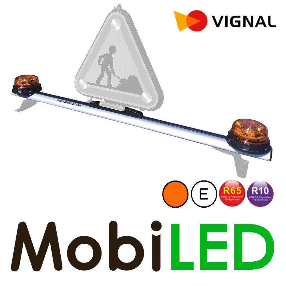 Vignal Vignal CEA Dakdrager 155 cm voor Triflash met 2 Pegasus zwaailampen E-keur