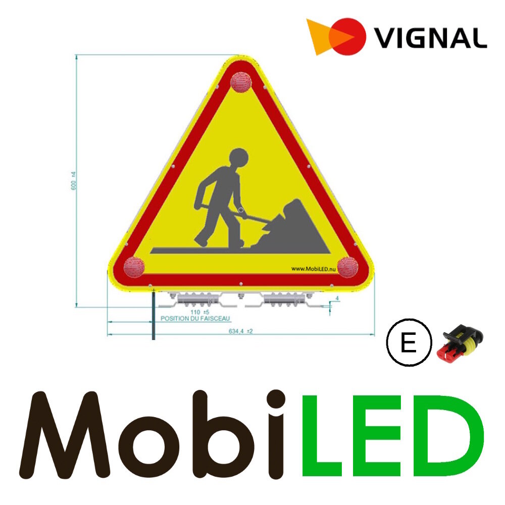 Vignal Vignal Sesaly LED Triflash 700 TLP classe 2  + 6,5 m câble E-mark