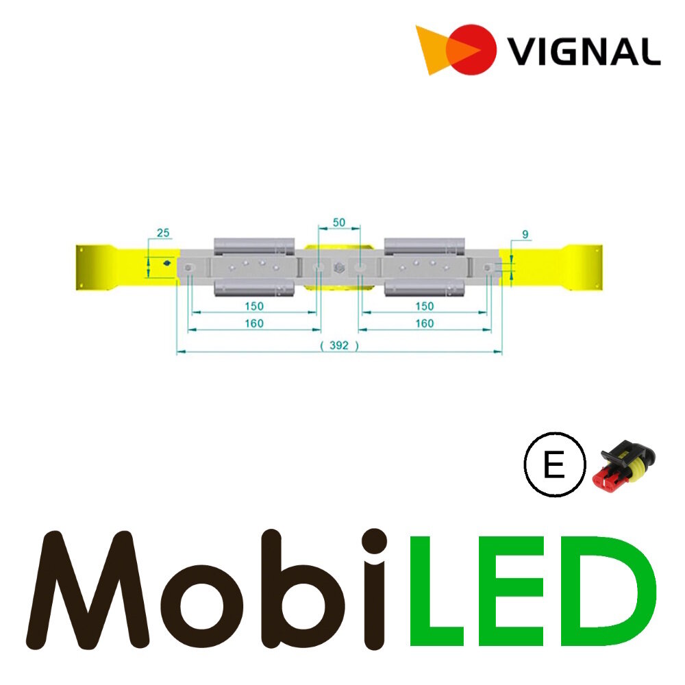 Vignal Vignal Sesaly LED Triflash 700 TLP klasse 2  + 6,5 m kabel E-keur