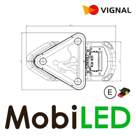 Vignal Vignal Sesaly LED Triflash REL 500  Électrique Class 2 E-marque