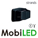 Strands Strands IZE LED Black Bullet double burner E-mark