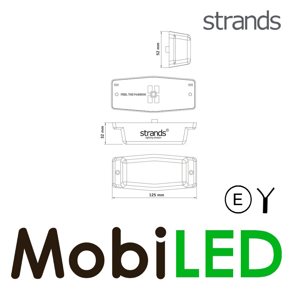 Strands Strands IZE LED Black Bullet dubbelbrander E-keur