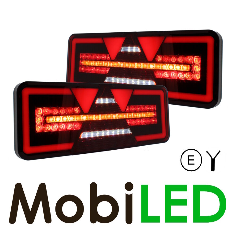 Febi Bilstein Set Febi Taillights with 5 functions and triangle E-mark