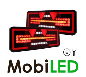 Febi Bilstein Set Febi Taillights with 5 functions and triangle