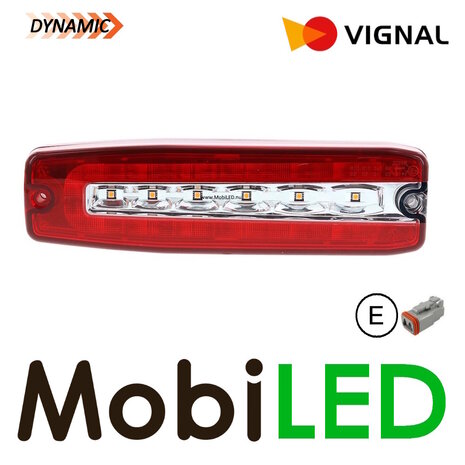 Vignal Vignal Feu arrière à 3 fonctions avec clignotant dynamique E-marque