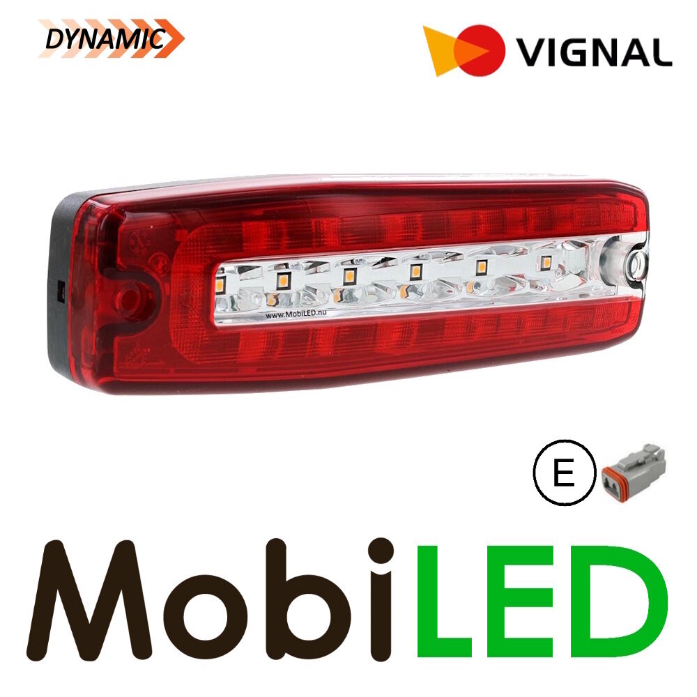 Vignal Vignal Achterlicht 3 functies dynamische richtingaanwijzer E-keur