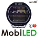 M-LED M-LED Co-pilote feu de position ambre/blanc et flash dark look 9 pouces E-marque M-LED M-LED Co-pilote feu de position ambre/blanc et flash dark look 9 pouces E-marque