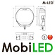 M-LED M-LED Spotlight 120 watts 9" Dark  with DRL and flash E-mark