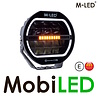 M-LED M-LED Co-Pilot amber/wit positielicht en flitser dark look 7 inch E-keur M-LED M-LED Co-Pilot amber/wit positielicht en flitser dark look 7 inch E-keur