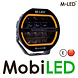 M-LED M-LED projecteur loin 66 watts 7" Noir avec DRL et flash E-mark