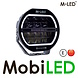 M-LED M-LED projecteur loin 66 watts 7" Noir avec DRL et flash E-mark