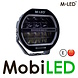 M-LED M-LED projecteur loin 66 watts 7" Noir avec DRL et flash E-mark