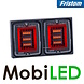 Fristom Fristom frame for 2 rear lights Fristom Fristom frame for 2 rear lights
