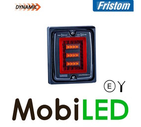 Fristom Feu arrière 3 fonctions dynamique dark look avec cadre Fristom Feu arrière 3 fonctions dynamique dark look avec cadre