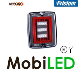Fristom Achterlicht 3 functies dynamisch dark look Fristom Achterlicht 3 functies dynamisch dark look
