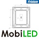 Fristom Fristom Blocklamp Rear light 3 functions dark look with frame E-mark Fristom Fristom Blocklamp Rear light 3 functions dark look with frame E-mark