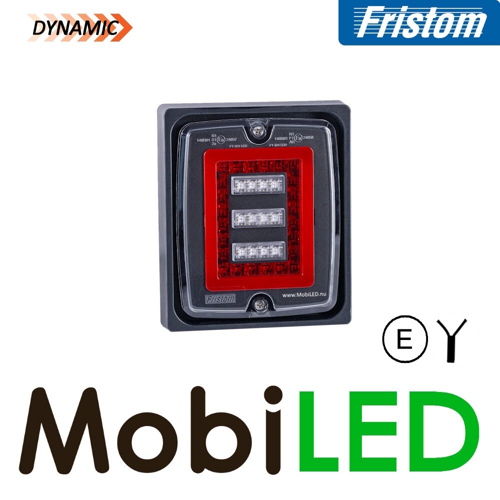Fristom Fristom Bloclamp Feu arrière 3 fonctions dark look avec cadre E-marque Fristom Fristom Bloclamp Feu arrière 3 fonctions dark look avec cadre E-marque
