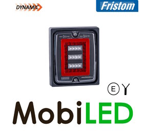 Fristom Feu arrière 3 fonctions dynamique dark look avec cadre Fristom Feu arrière 3 fonctions dynamique dark look avec cadre