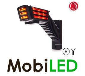 WAS Pendellamp schuin model middellang met spot links