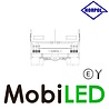 HORPOL Horpol Cube Achterlicht 2 functies met chrome frame E-keur HORPOL Horpol Cube Achterlicht 2 functies met chrome frame E-keur