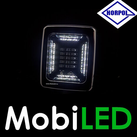 HORPOL Horpol Cube Feu arrière 2 fonctions avec cadre chrome E-marque