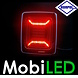 HORPOL Horpol Cube ear light 3 functions with chrome frame E-mark HORPOL Horpol Cube ear light 3 functions with chrome frame E-mark