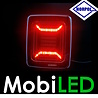 HORPOL Horpol Cube Achterlicht 3 functies met chrome frame E-keur