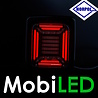 HORPOL Horpol Cube Achterlicht 3 functies met zwart frame E-keur