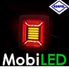 HORPOL Horpol Cube Achterlicht 3 functies met zwart frame E-keur