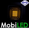 HORPOL Horpol Cube Achterlicht 3 functies met zwart frame E-keur