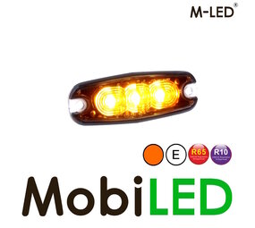 M-LED Flash super mince 3 LED ambre M-LED Flash super mince 3 LED ambre